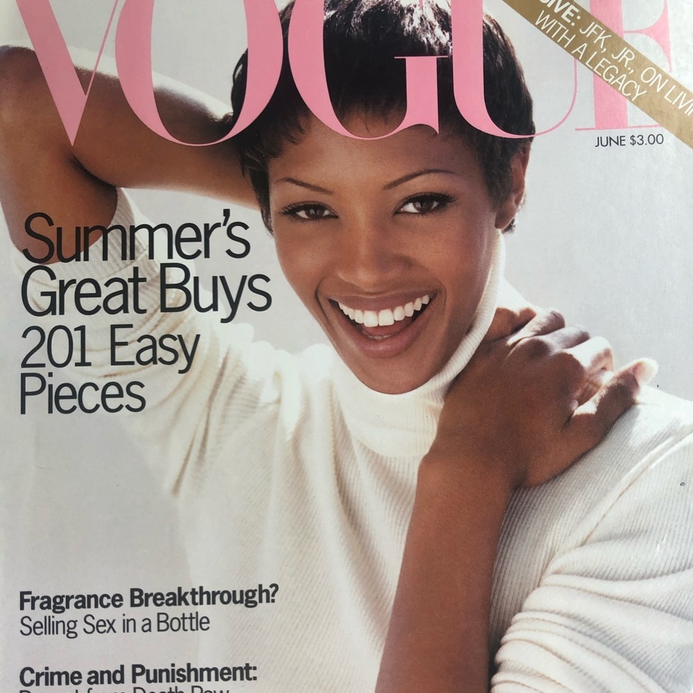 Vogue JUNE 1993 NAOMI CAMPBELL Like New